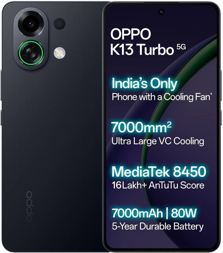 OPPO K13 Turbo 5G (Purple 256GB 8GB RAM)Dimensity 8450 Processor