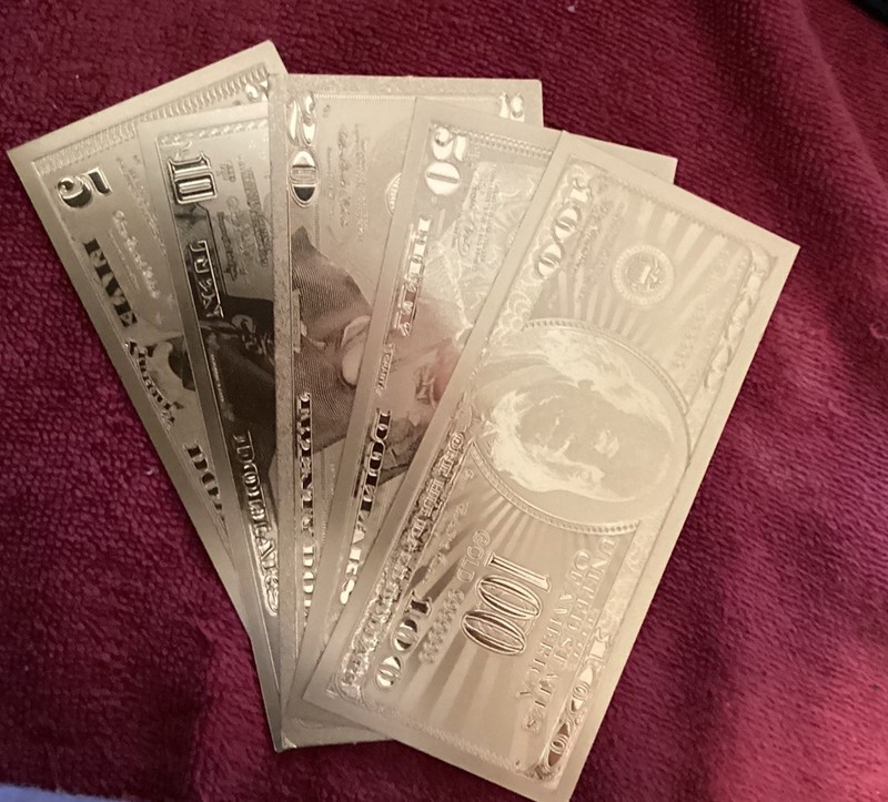 "24K GOLD BANK NOTE" 999999 FINE GOLD, RISING SUN PRECIOUS METALS