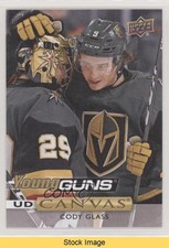 2019-20 Upper Deck UD Canvas Young Guns Cody Glass #C231 READ fb7