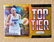 2025 Panini - WNBA Prizm Allisha Gray Top Tier GOLD Prizm /10 Atlanta Dream