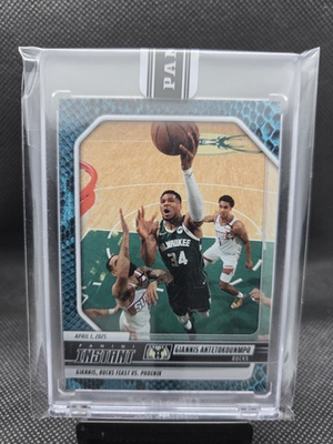 #ad #ad 2024 25 Panini Instant Giannis Antetokounmpo 1 1 encased Blue Viper Bucks $325.00