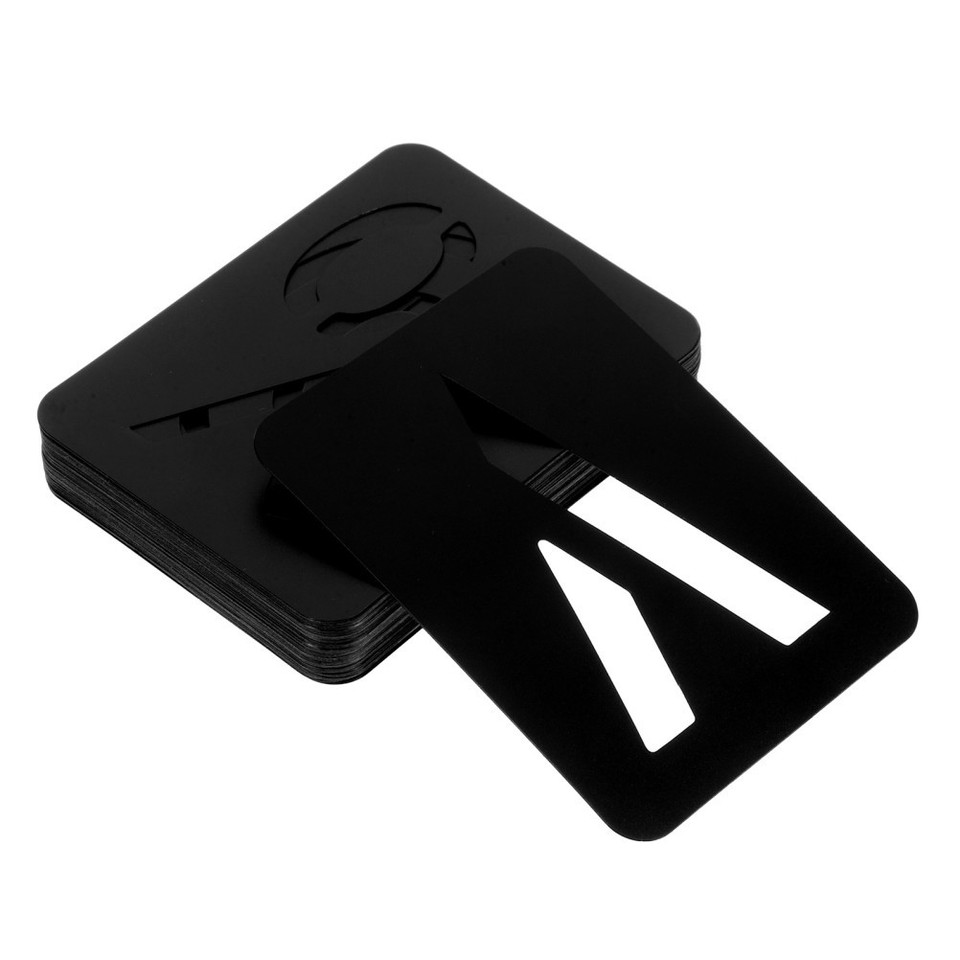 42 Pcs Letter Stencil Alphabet Stencils Diy Hollow Painting Graffiti ...