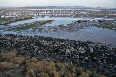 Photo 6x4 Newport District : Severn Estuary Summerleaze Looking out acros c2017