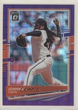 2020 Panini Donruss Optic FOTL Purple Pandora Prizm 89/99 Johnny Cueto #122 0c2y