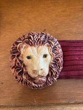Vintage 1980s Charmant Gold Lion Head Stretch Belt