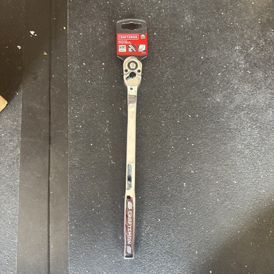#ad Craftsman 3 8 in. drive Metric Pear Head Long Handle Ratchet 72 teeth $37.99