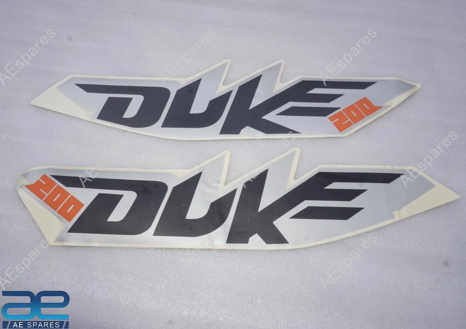 Full Graphics Decals Sticker Kit Black Tank Compatible With KTM Duke 200 view 3