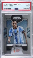2018 Panini Prizm World Cup Lionel Messi #1 PSA 9 MINT 03rx