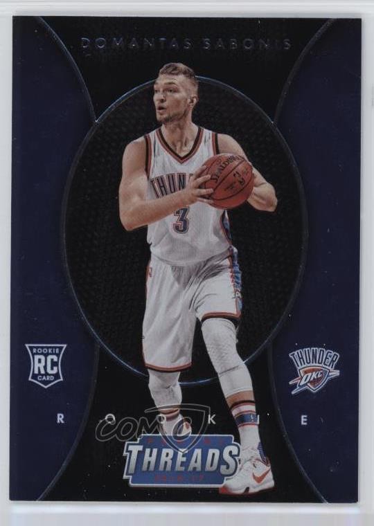 2016-17 Panini Threads Micro Etch Rookies Domantas Sabonis #255 15wb