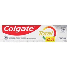 Colgate Total Original Care Toothpaste 75ml x 6 40.09 per litre
