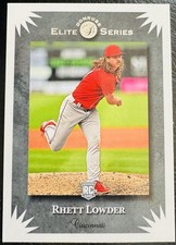 2025 Panini Donruss Elite Series Rhett Lowder #4 RC Rookie Card Cincinnati Reds