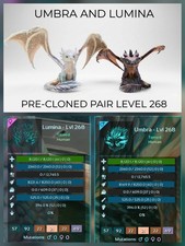 UMBRA AND LUMINA PRE-CLONED LEVEL 268  Ark Ascended Official PVE PC/XBOX/PS5