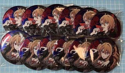 Oshi no Ko Aqua Ruby Hologram Big Can Badge Halloween 2023