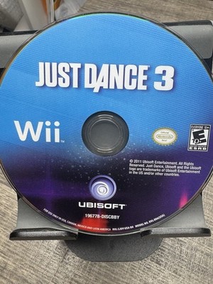 Nintendo Wii Just Dance 3 Disk Only Tested & Working