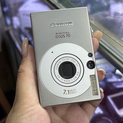 Canon IXUS 70 SD1000 7.1MP 3X Optical CCD Vintage Digital Camera - Silver