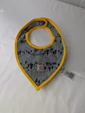 Carhartt Bib Neck Snap Over Head T-Shirt Special Needs Drool Cotton