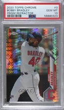 2020 Topps Chrome Prism Refractor Bobby Bradley #3 PSA 10 GEM MT u3v