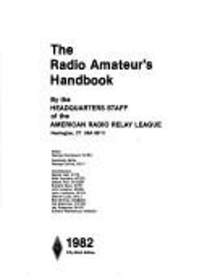 1982 ARRL Handbook 59th Ed Paperback