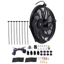 14 Inch Electric Radiator Cooling Fan Assembly 12v 90w Universal