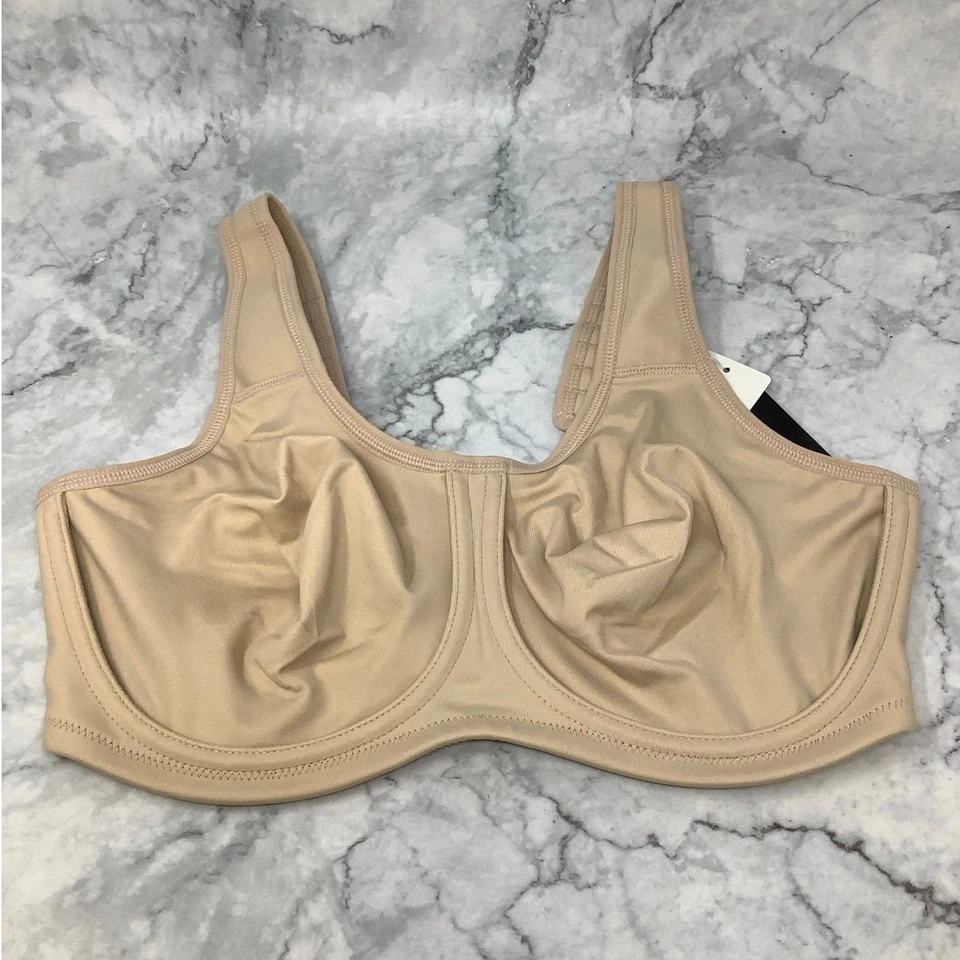 Wacoal Size 34G Sand Simone Sport Underwire Bra Full Coverage Workout K2-3 - Image 3 of 4