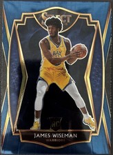 2020-21 Panini Select Blue Retail James Wiseman #184 Golden State ROOKIE Card!