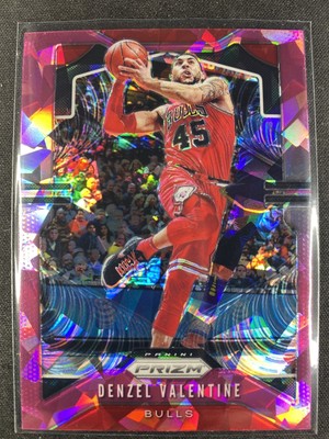 Valentine, Denzel - 2019-20 Prizm - Pink Cracked Ice