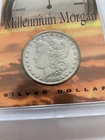 "1900 2000" Millennium 1900 Morgan Silver Dollar Uncirculated Coin in Case