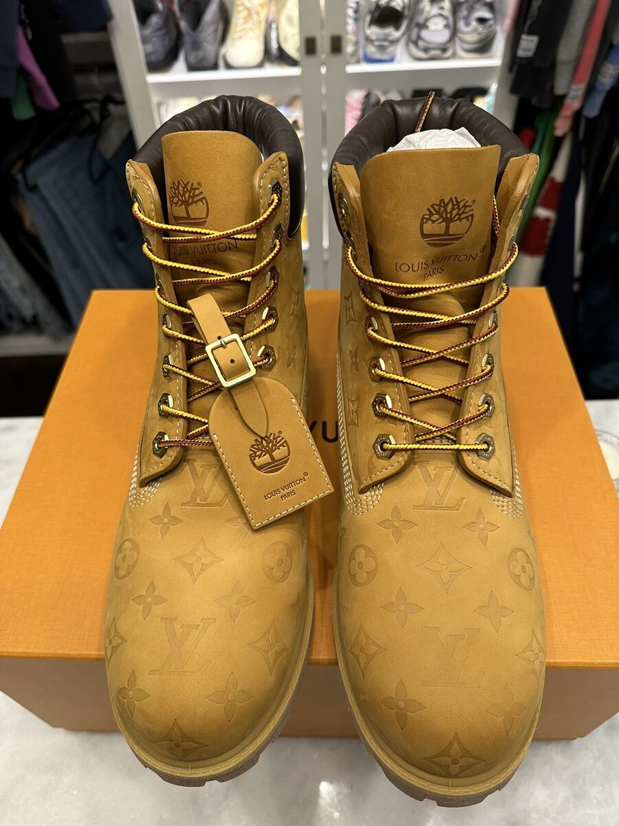 Louis Vuitton X Timberland Monogram LV 6 Inch Ankle Boot | eBay Louis Vuitton X Timberland Monogram LV 6 Inch Ankle Boot | eBay