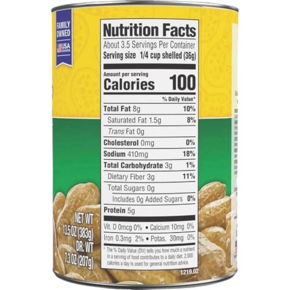 Peanut Patch Green Boiled Peanuts 13.5 ounce cans 12 Pack - Image 2 of 4