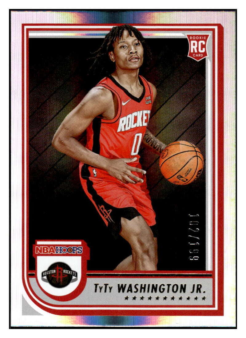 TyTy Washington Jr. RC 2022-23 Panini Hoops Premium Foil /199 #258 ROOK ID:52779