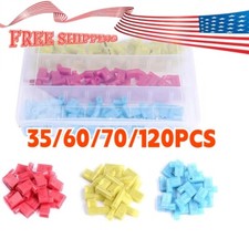 Nylon 22-10AWG Insulated Flag Spade Terminals Quick Disconnects Wire Connectors