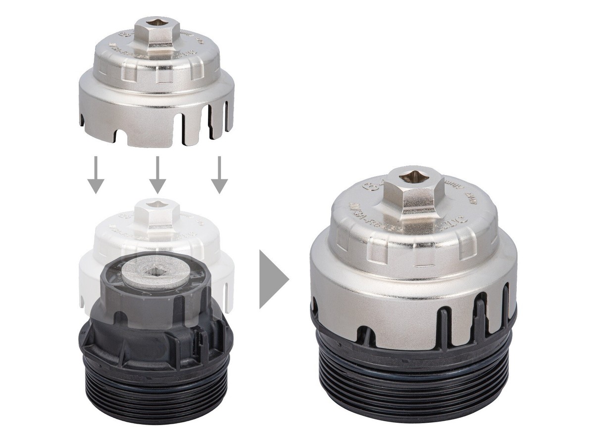 KTC OIL FILTER WRENCH (TOYOTA PAPER OIL FILTER INNER DIAMETER 71m