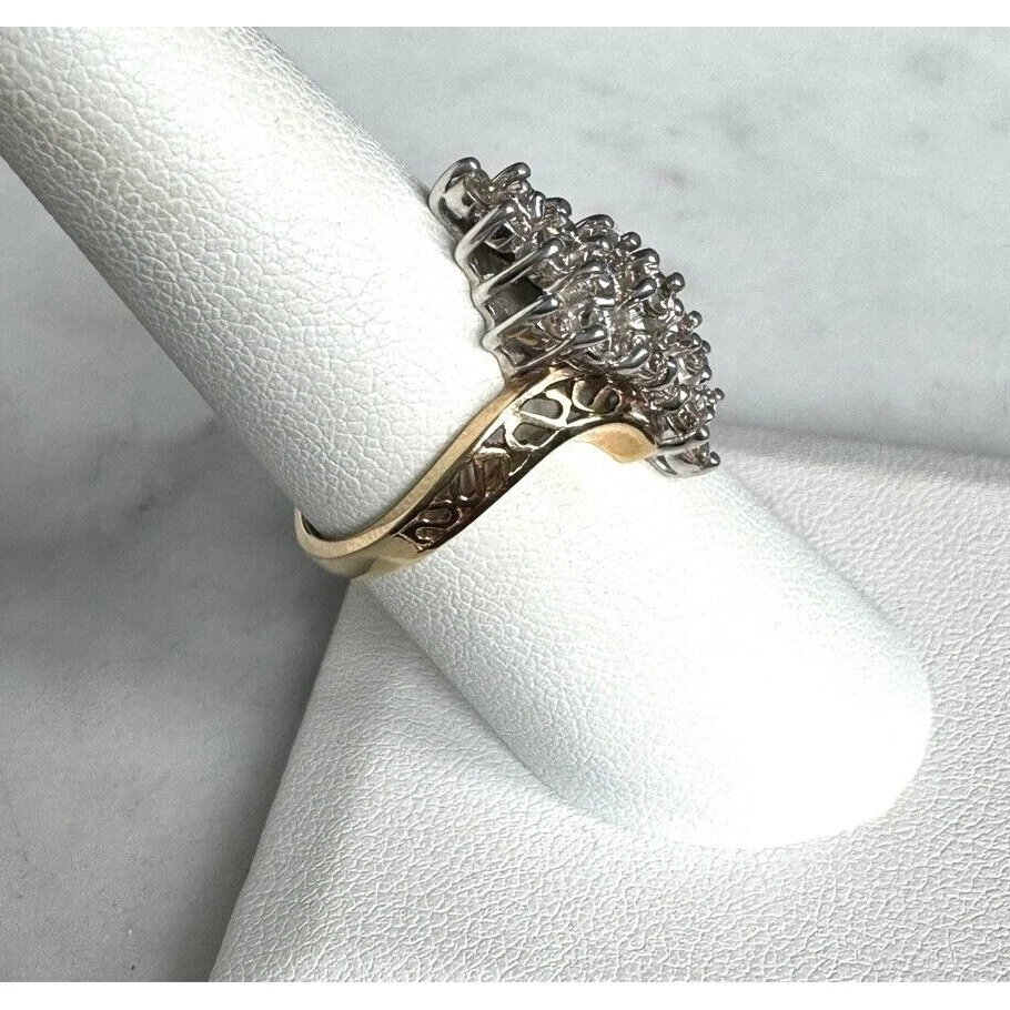 ''STYLECREST'' 14K YELLOW GOLD 0.86 CARAT DIAMOND RING SKY - Image 4 of 4