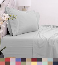 Sweet Home Collection 1800 Count 5 Piece Microfiber Sheet Set Split King
