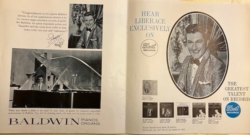 SIGNED LIBERACE Silver Anniversary Edition Booklet JSA Athentication AUTOGRAPH - Picture 8 of 11