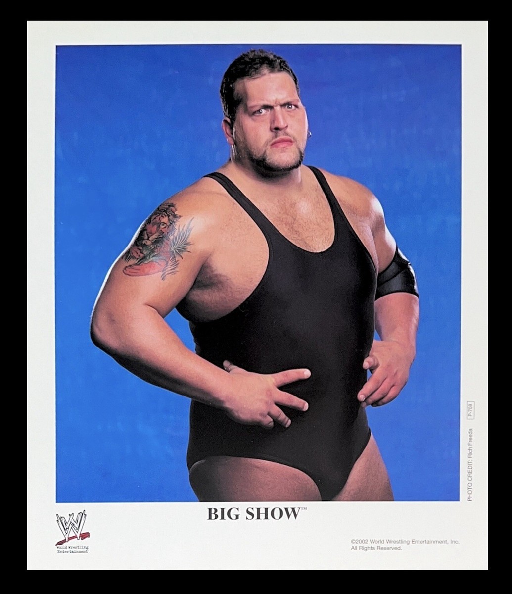 WWE BIG SHOW P-708 OFFICIAL LICENSED 8X10 ORIGINAL PROMO PHOTO