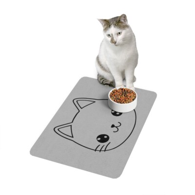 Kawaii Cat food/water mat, kitty litter pad,dog bowl/entrance