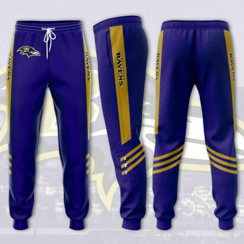Baltimore Ravens Men Casual Sweatpants 