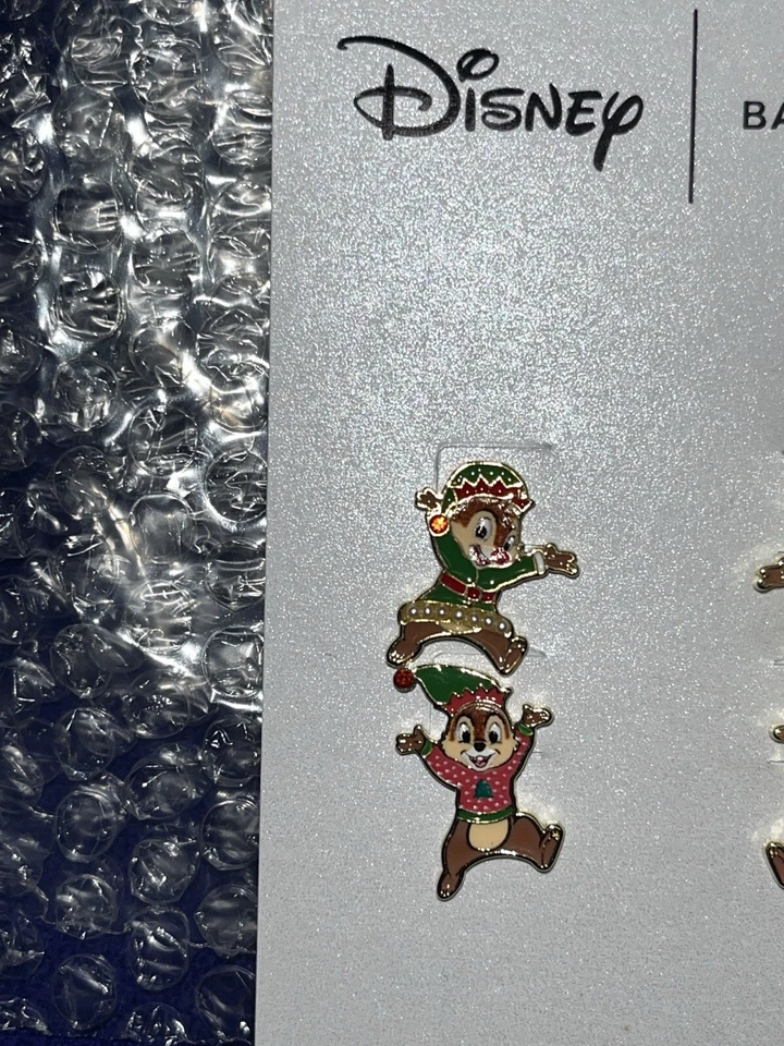 Pendientes Baublebar Disney Navidad Chip and Dale Elf Edición Limitada NUEVO Foto 2 de 4