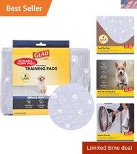 Glad Reusable Dog Training Pads - Washable 18x24 Inches with Leak Protection