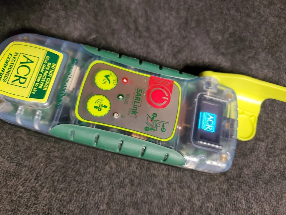 ACR SARLink View GPS Personal Locator Beacon PLB-350C 406 2885 01/2017 battery - Image 2 of 4