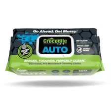 Crocodile Heavy Duty Cleaning Wipes 100 Count for Automotive and Garage Use