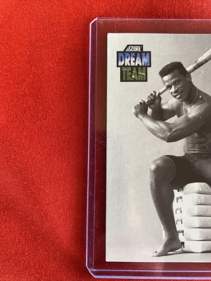 1992 Score Dream Team/Highlight #430 & #441 RICKEY HENDERSON Stolen Base Leader - Image 3 of 4