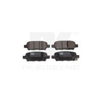 Bremsbelagsatz, Scheibenbremse Nk 222262 FüR Nissan Infiniti, Hinterachse
