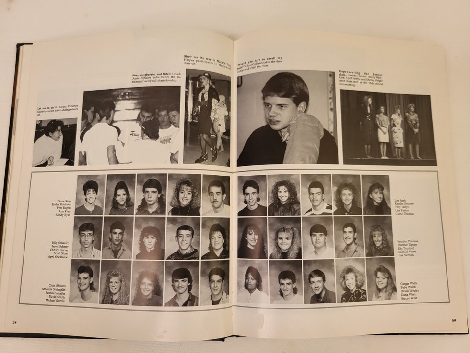 1991 River View High School Warsaw Ohio OH. Golden Memories Yearbook