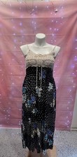 64 Sixty Five Womens Maxi Dress Size Medium Sleeveless Striped Multi Color NWT