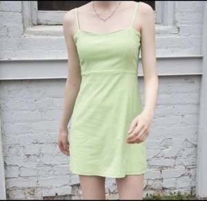 brandy melville green dress