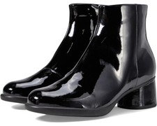 ECCO WOMEN BOOTS SHOES SCULPTED PATENT LEATHE...