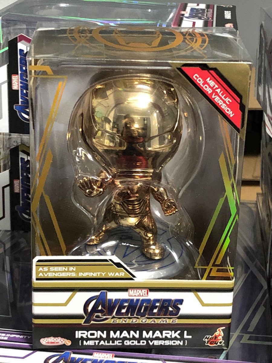 Hot Toys Avengers: Endgame Mark 50 L Metallic Gold Version Cosbaby