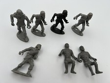 Vintage MPC Lot Of 8 Gray Civil War Confederate Soldiers Plastic Army Men Marx